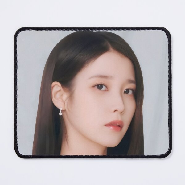 Item preview, Iu / Lee Ji-eun Elegant Korean Idol Portrait - Minimalist Black Dress Luxury Aesthetic Art designed and sold by Billy Morfo™.