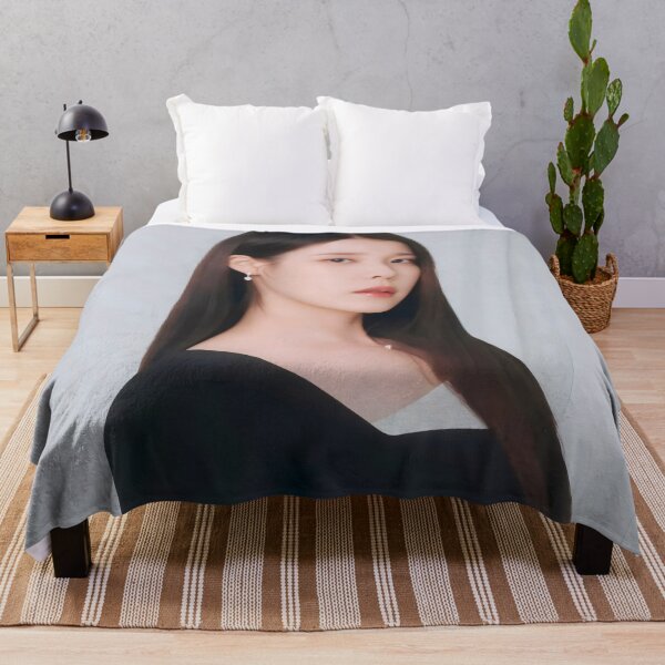 Item preview, Iu / Lee Ji-eun Elegant Korean Idol Portrait - Minimalist Black Dress Luxury Aesthetic Art designed and sold by William Cano.