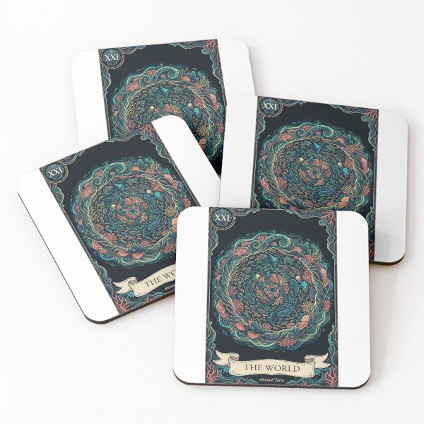 Item preview, Coral Reef World Tarot Card Ocean Art designed and sold by SMARTKIT  DESIGNAGENCY.
