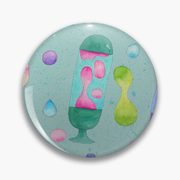 Item preview, Groovy Watercolor Lava Lamps Pattern designed and sold by Sukilopi.