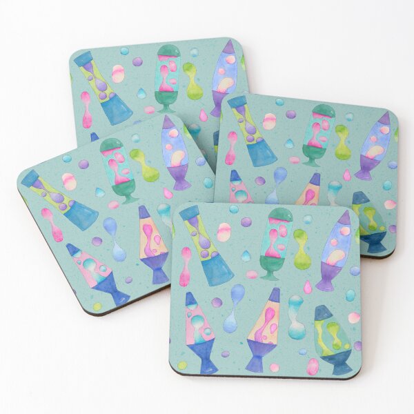 Item preview, Groovy Watercolor Lava Lamps Pattern designed and sold by Sukilopi.