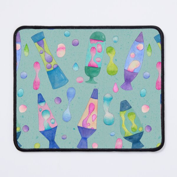 Item preview, Groovy Watercolor Lava Lamps Pattern designed and sold by Sukilopi.