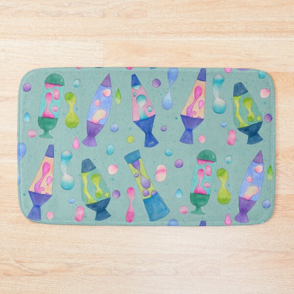 Item preview, Groovy Watercolor Lava Lamps Pattern designed and sold by Sukilopi.
