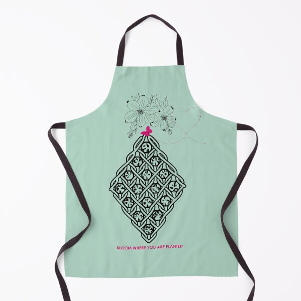 Item preview, Boho Macrame Floral Art – Bloom Where You Are Planted ​– Mint Green Edition designed and sold by Macramellennias.