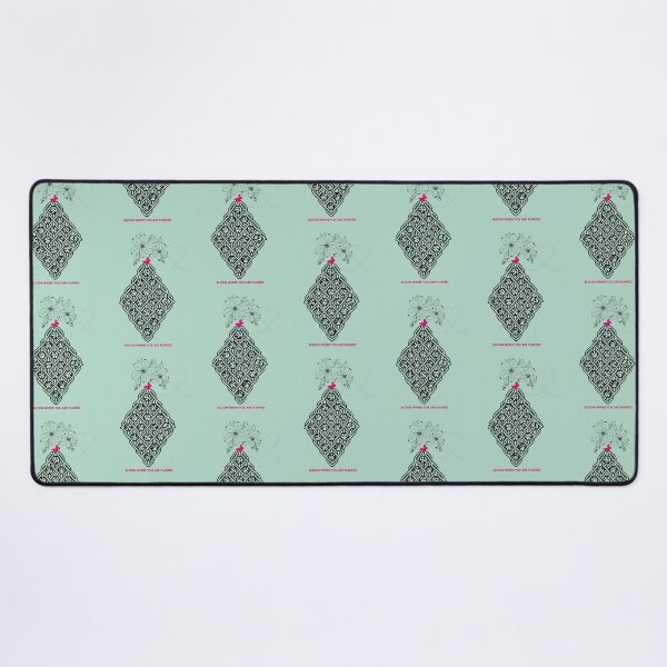 Item preview, Boho Macrame Floral Art – Bloom Where You Are Planted ​– Mint Green Edition designed and sold by Macramellennias.
