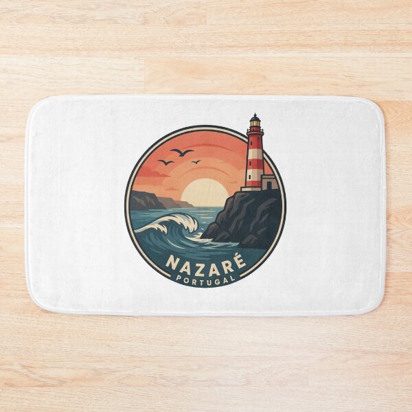 Item preview, Nazaré Portugal: Lighthouse Coastal Sunset designed and sold by CircinusStore.