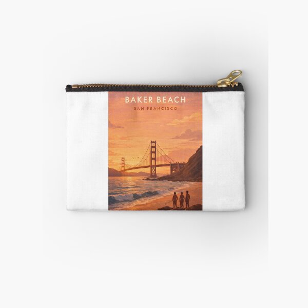 Item preview, Baker Beach Golden Gate Bridge Sunset San Francisco California Coast designed and sold by Aryabek.