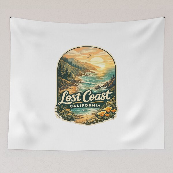 Item preview, Lost Coast California Rugged Pacific Coastline and King Range designed and sold by Aryabek.