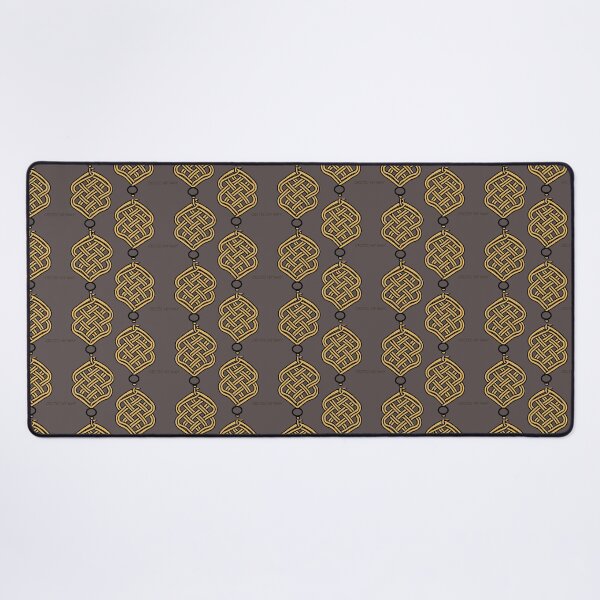 Item preview, Celtic Macrame Knotwork – Minimal Line Art Design – Deep Taupe Edition designed and sold by Macramellennias.