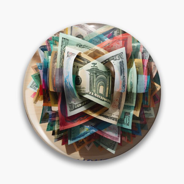 Item preview, Design Your Future Currency Art Poster: Creative Wealth Strategy Flat Lay Canvas designed and sold by Creative-RE.