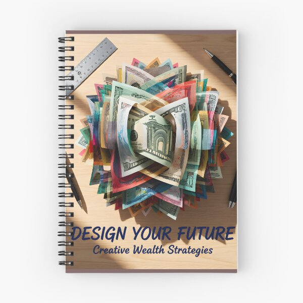 Item preview, Design Your Future Currency Art Poster: Creative Wealth Strategy Flat Lay Canvas designed and sold by Creative-RE.