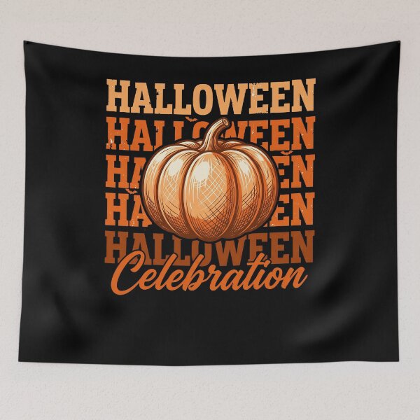 Item preview, Halloween Celebration Vintage Pumpkin Retro Graphic designed and sold by fawzimorsy.