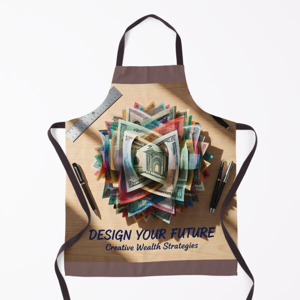 Item preview, Design Your Future Currency Art Poster: Creative Wealth Strategy Flat Lay Canvas designed and sold by Creative-RE.