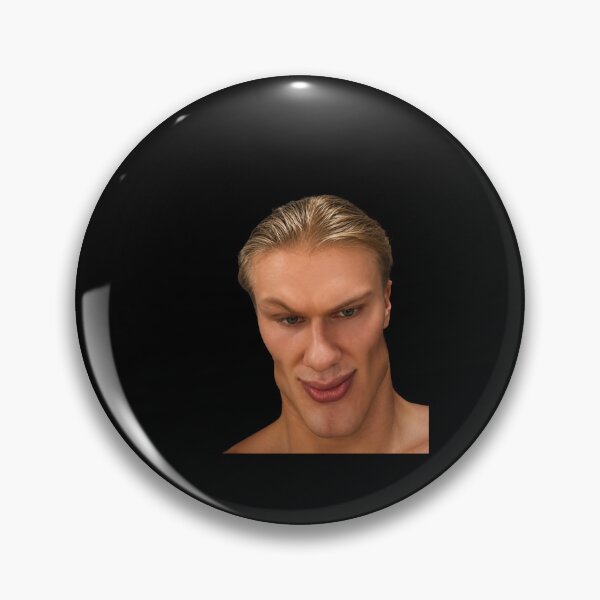 Item preview, Gigachad face Erling Haaland  designed and sold by PatternFly.