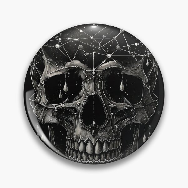 Item preview, Mercury Constellation Skull designed and sold by ONYX Pixee.