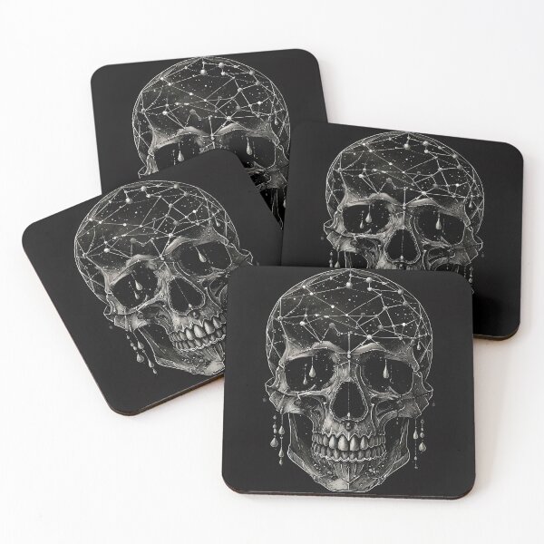 Item preview, Mercury Constellation Skull designed and sold by ONYX Pixee.