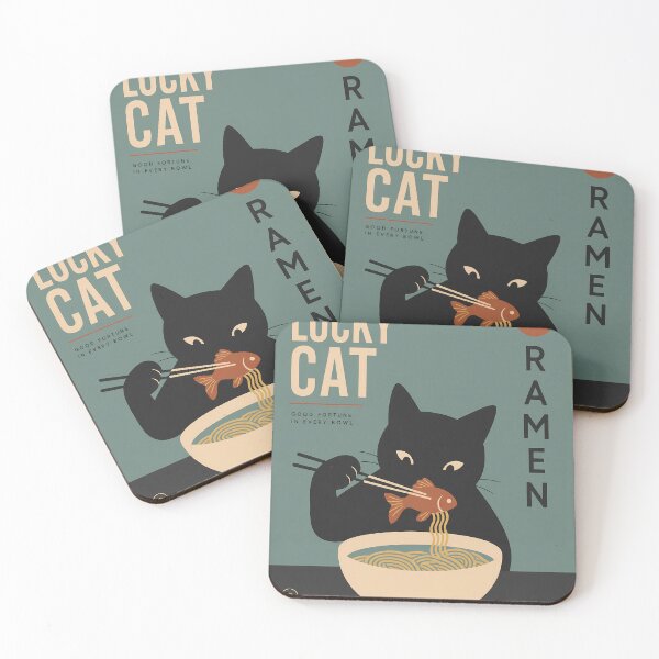 Item preview, Cat Eat Ramen and Goldfish designed and sold by PurrfectHome.