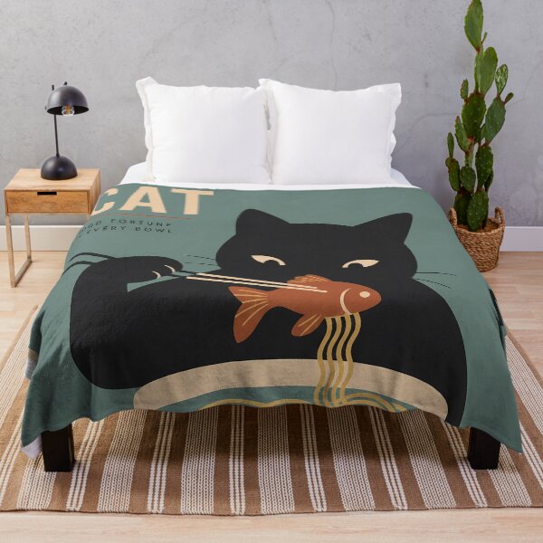 Item preview, Cat Eat Ramen and Goldfish designed and sold by PurrfectHome.