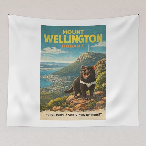 Item preview, Mount Wellington Kunanyi Overlooking Hobart Tasmania designed and sold by Aryabek.