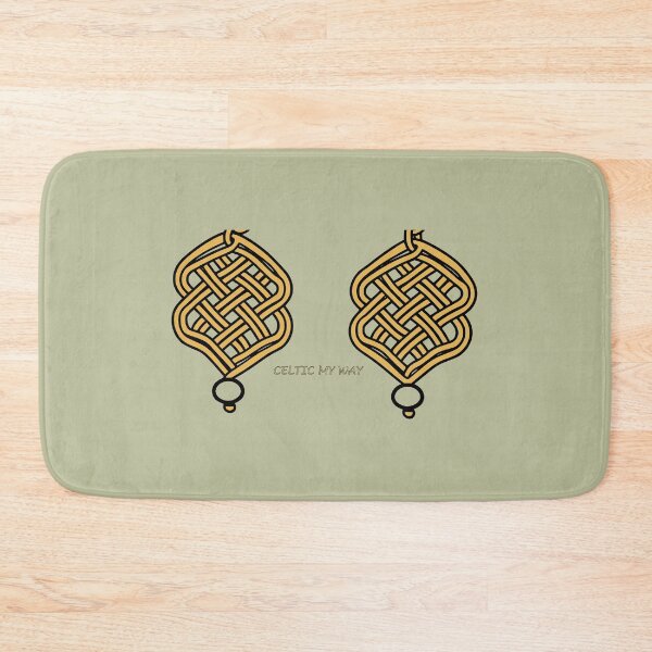 Item preview,  Celtic Macrame Knotwork – Minimal Line Art Design ​– Olive Mist Edition designed and sold by Macramellennias.