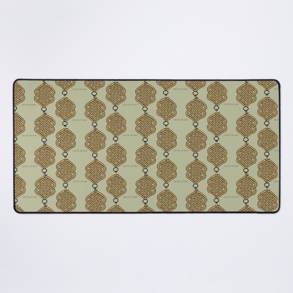 Item preview, Celtic Macrame Knotwork – Minimal Line Art Design – Olive Mist Edition designed and sold by Macramellennias.