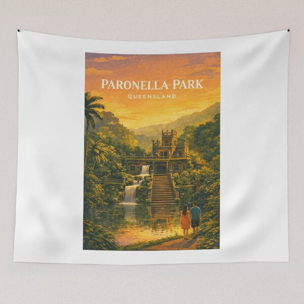 Item preview, Paronella Park Historic Castle and Mena Creek Queensland designed and sold by Aryabek.