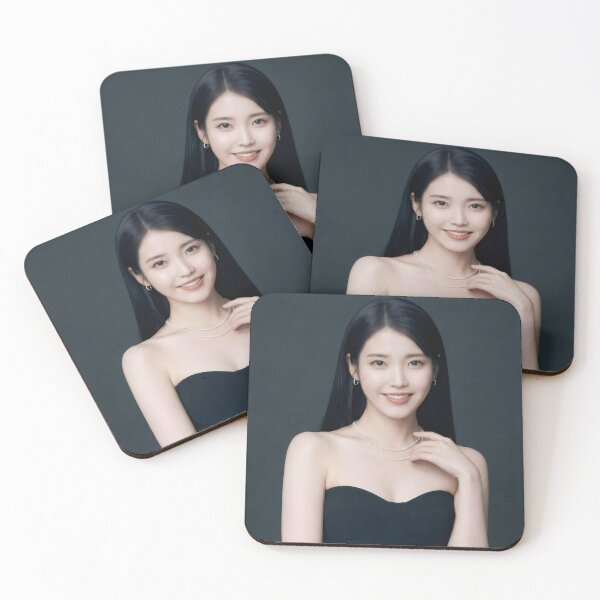 Item preview, Iu / Lee Ji-eun Soft Elegance Korean Idol - Classic Black Top Portrait Aesthetic Art designed and sold by Billy Morfo™.