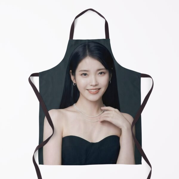 Item preview, Iu / Lee Ji-eun Soft Elegance Korean Idol - Classic Black Top Portrait Aesthetic Art designed and sold by Billy Morfo™.