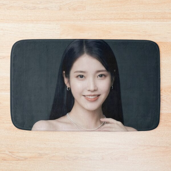 Item preview, Iu / Lee Ji-eun Soft Elegance Korean Idol - Classic Black Top Portrait Aesthetic Art designed and sold by William Cano.