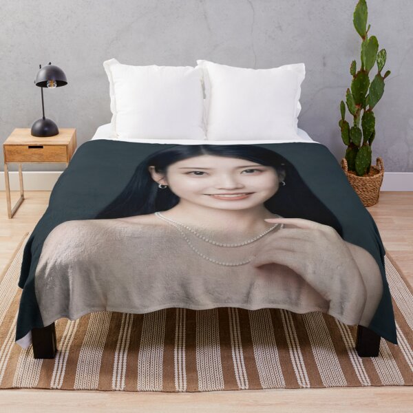 Item preview, Iu / Lee Ji-eun Soft Elegance Korean Idol - Classic Black Top Portrait Aesthetic Art designed and sold by William Cano.