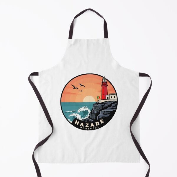 Item preview, Nazaré Portugal: Red Lighthouse Sunset Coast designed and sold by CircinusStore.