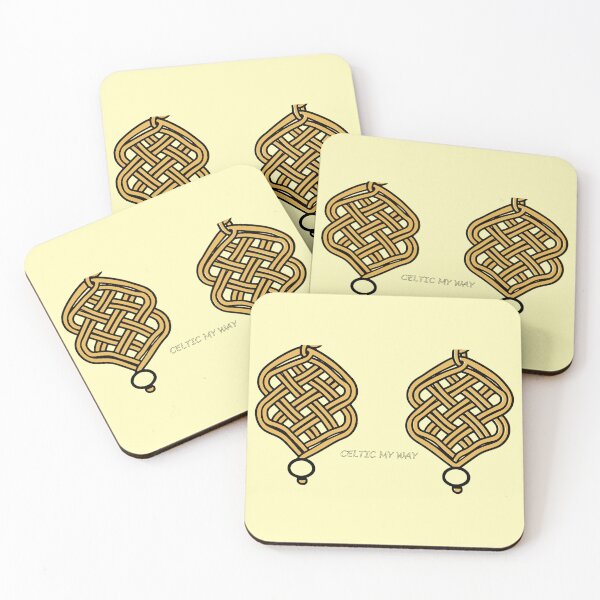Item preview, Celtic Macrame Knotwork – Minimal Line Art Design ​– Rich Cream Edition designed and sold by Macramellennias.