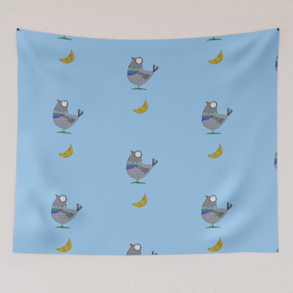 Item preview, Pigeon Banana Art designed and sold by PickledjoArt.