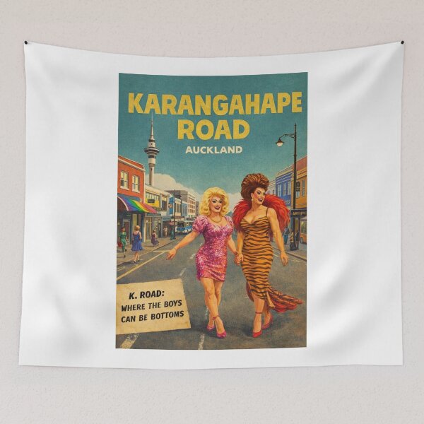 Item preview, Karangahape Road Auckland LGBTQ District New Zealand designed and sold by Aryabek.