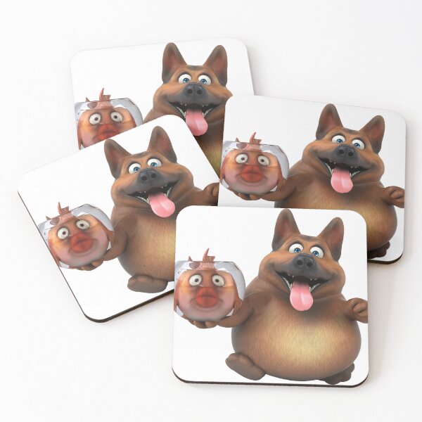 Item preview, Funny 3D Cartoon Dog Holding a Cute Goldfish Bowl designed and sold by BednarEvans.