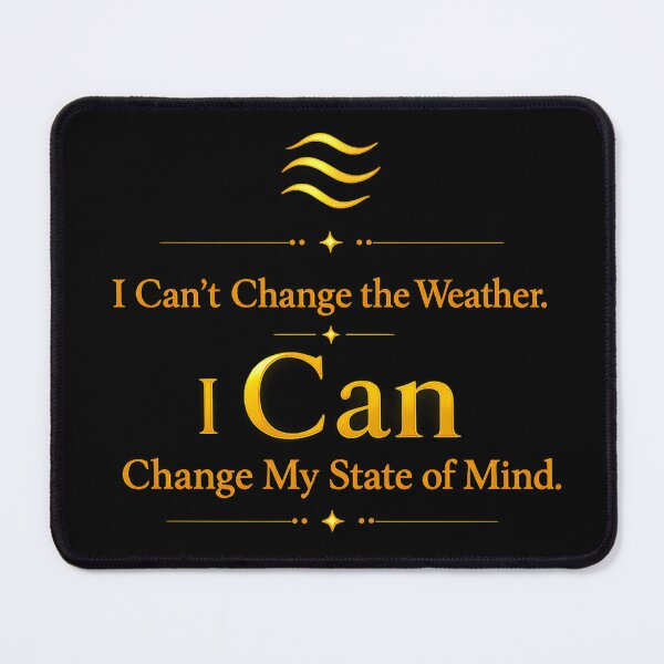 Item preview, I Can't Change the Weather.I Can Change My State of Mind. designed and sold by MaxDreamsArt.