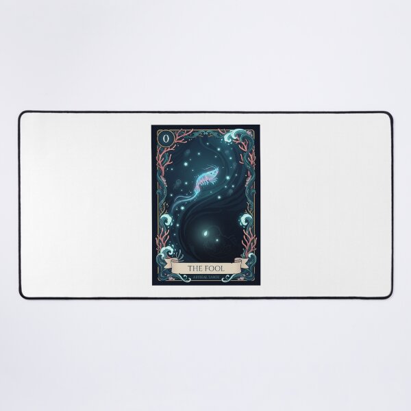 Item preview, Ocean Fool Tarot Card Deep Sea Art designed and sold by SMARTKIT DESIGNAGENCY.