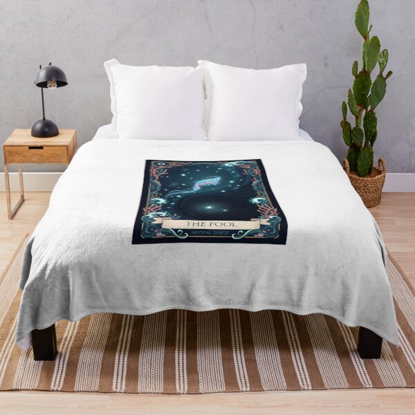 Item preview, Ocean Fool Tarot Card Deep Sea Art designed and sold by SMARTKIT DESIGNAGENCY.
