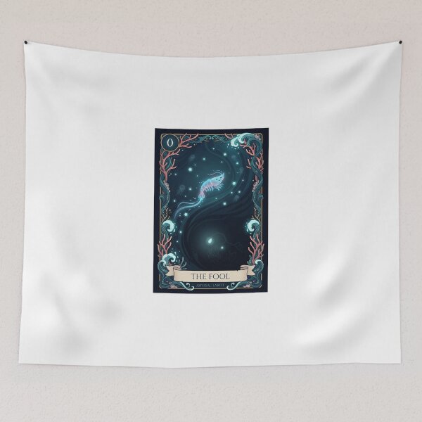 Item preview, Ocean Fool Tarot Card Deep Sea Art designed and sold by SMARTKIT  DESIGNAGENCY.