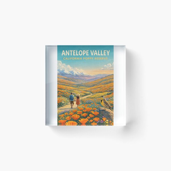 Item preview, Antelope Valley California Poppy Reserve Spring Wildflower Landscape designed and sold by Aryabek.