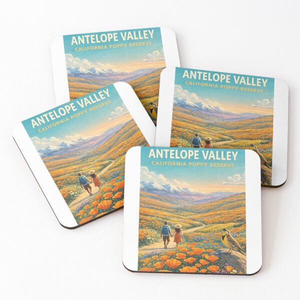Item preview, Antelope Valley California Poppy Reserve Spring Wildflower Landscape designed and sold by Aryabek.