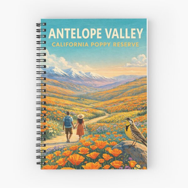Item preview, Antelope Valley California Poppy Reserve Spring Wildflower Landscape designed and sold by Aryabek.