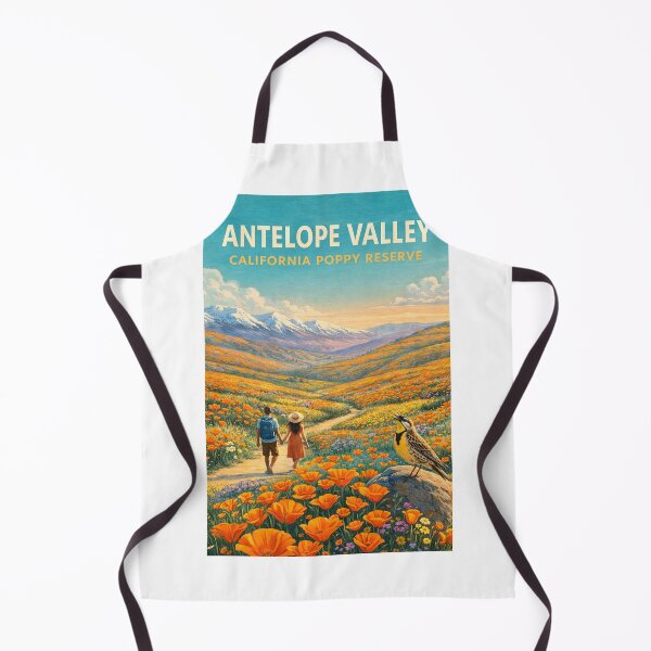 Item preview, Antelope Valley California Poppy Reserve Spring Wildflower Landscape designed and sold by Aryabek.