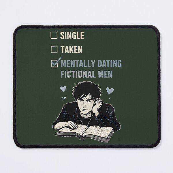 Item preview, In A Fictional Crisis Gothic Dark Academia Book Lover designed and sold by CloudyCatArt.