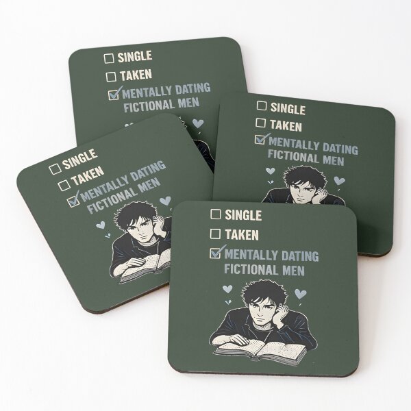 Item preview, In A Fictional Crisis Gothic Dark Academia Book Lover designed and sold by CloudyCatArt.