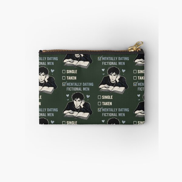 Item preview, In A Fictional Crisis Gothic Dark Academia Book Lover designed and sold by CloudyCatArt.