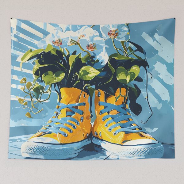 Item preview, Kicks and Botanicals designed and sold by ONYX Pixee.