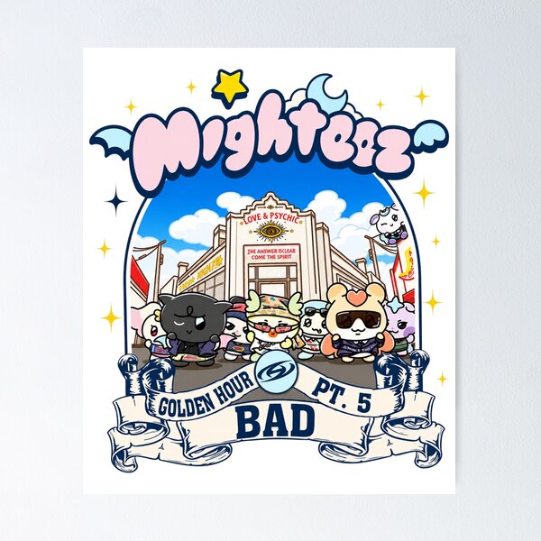 Item preview, Ateez Golden Hour Pt5, Ateez Mighteez Badt, Ateez 2025 World Tour, Kpop Ateez Chibi, Ateez Bad designed and sold by RafaelScherer.