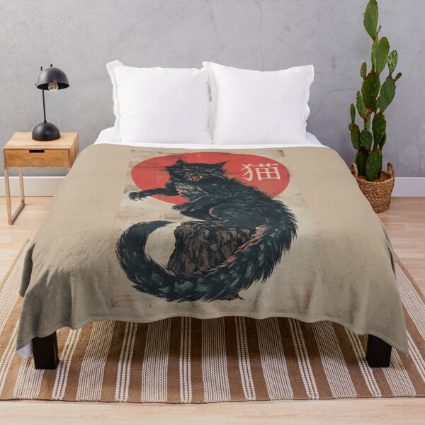 Item preview, Creepy Cat Monster Funny Vintage Cats Lover Japanese Anime designed and sold by SecretDicer.