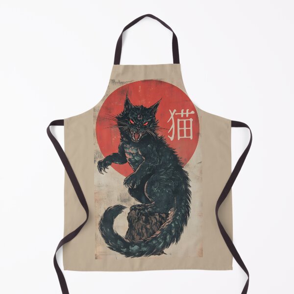 Item preview, Creepy Cat Monster Funny Vintage Cats Lover Japanese Anime designed and sold by SecretDicer.